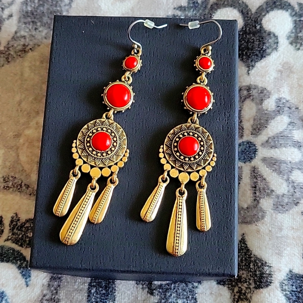 Doubke aided design earrings!